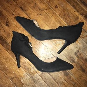 Lane Bryant ruffle elegant 11W heels